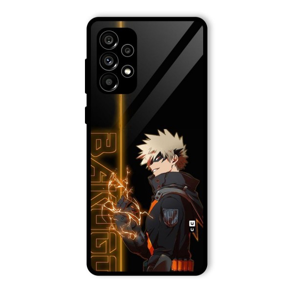 Young Bakugo Glass Back Case for Galaxy A73 5G