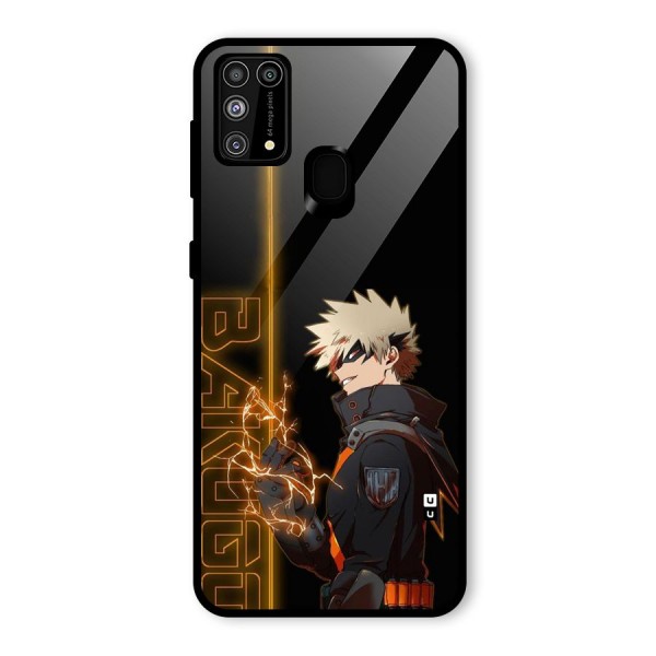 Young Bakugo Glass Back Case for Galaxy F41