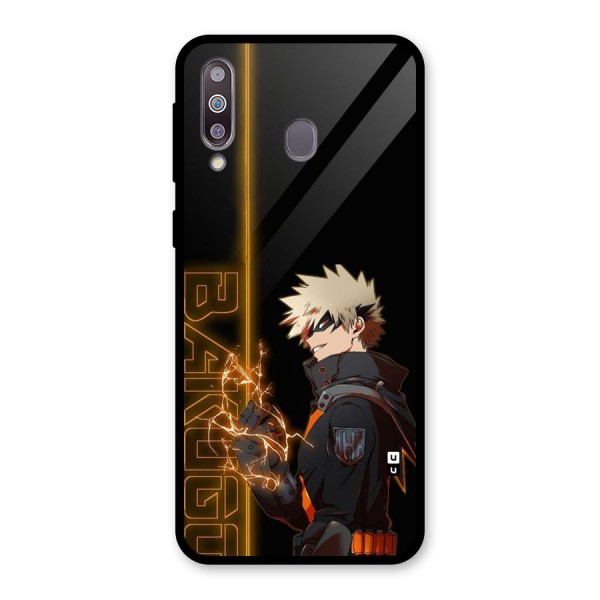 Young Bakugo Glass Back Case for Galaxy M30