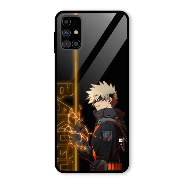 Young Bakugo Glass Back Case for Galaxy M31s