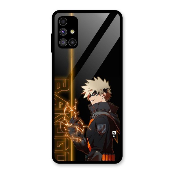 Young Bakugo Glass Back Case for Galaxy M51