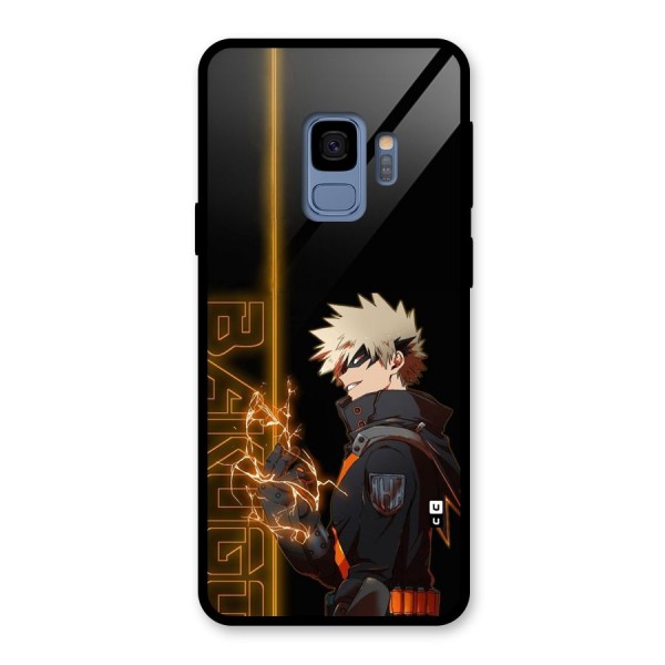 Young Bakugo Glass Back Case for Galaxy S9