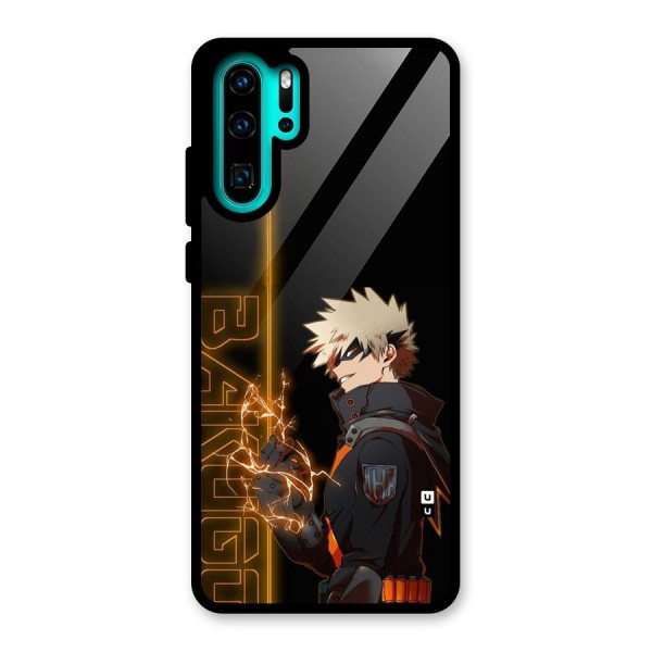 Young Bakugo Glass Back Case for Huawei P30 Pro