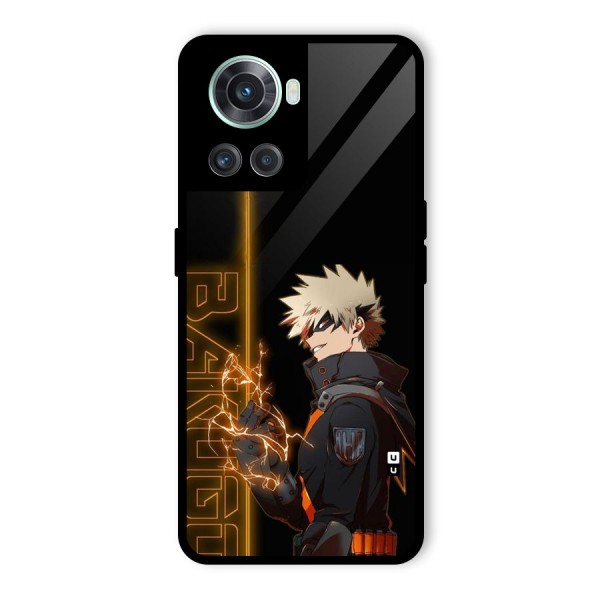 Young Bakugo Glass Back Case for OnePlus 10R