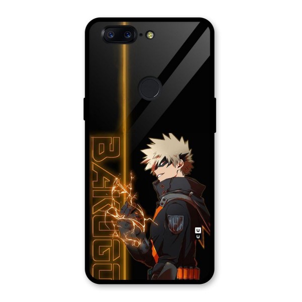 Young Bakugo Glass Back Case for OnePlus 5T
