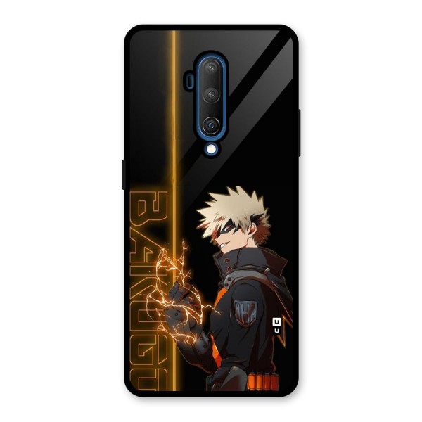 Young Bakugo Glass Back Case for OnePlus 7T Pro
