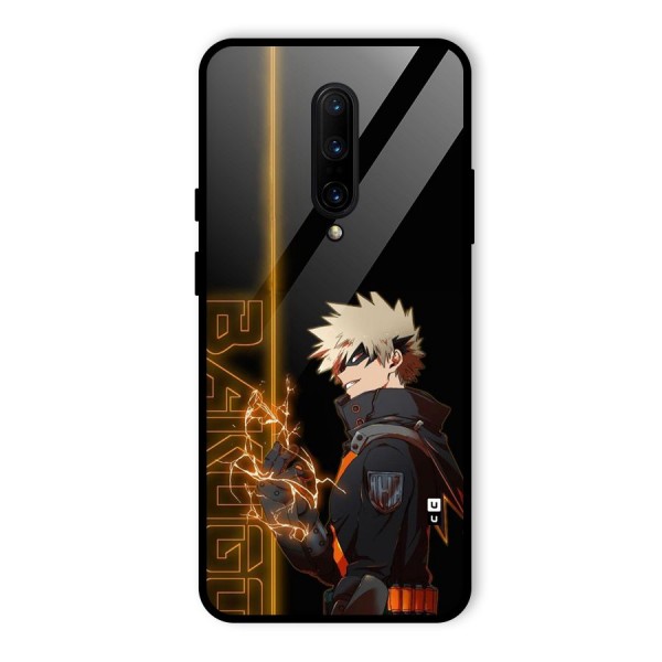 Young Bakugo Glass Back Case for OnePlus 7 Pro