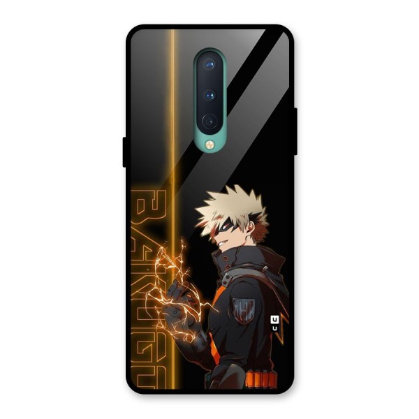 Young Bakugo Glass Back Case for OnePlus 8