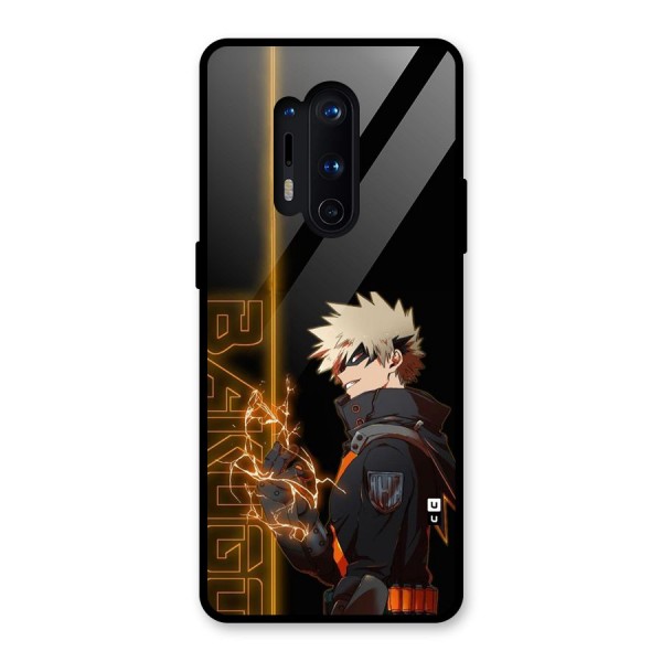 Young Bakugo Glass Back Case for OnePlus 8 Pro
