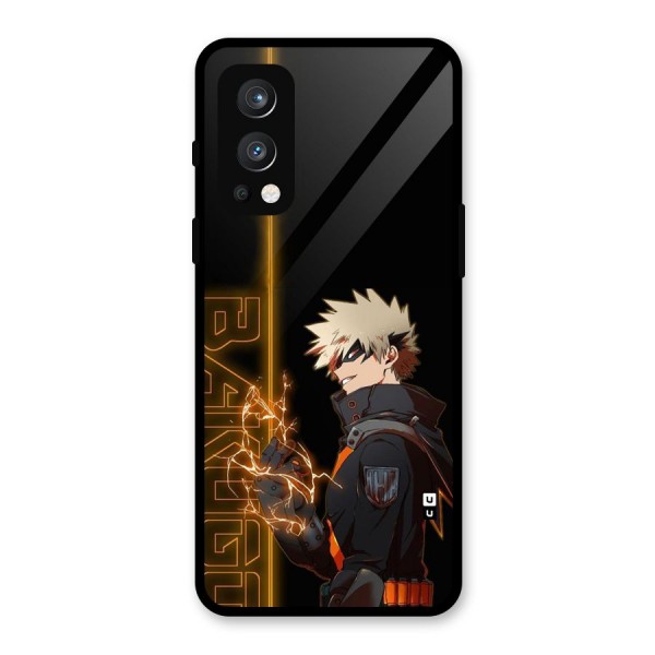 Young Bakugo Glass Back Case for OnePlus Nord 2 5G