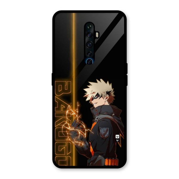 Young Bakugo Glass Back Case for Oppo Reno2 F