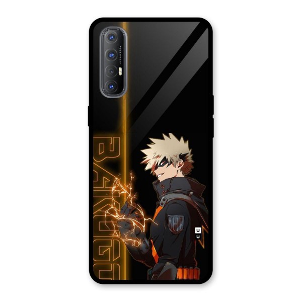 Young Bakugo Glass Back Case for Oppo Reno3 Pro