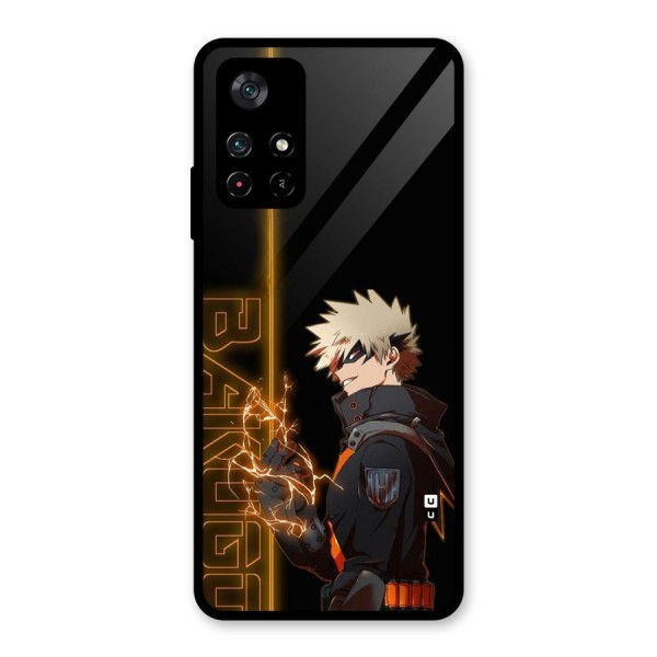 Young Bakugo Glass Back Case for Poco M4 Pro 5G