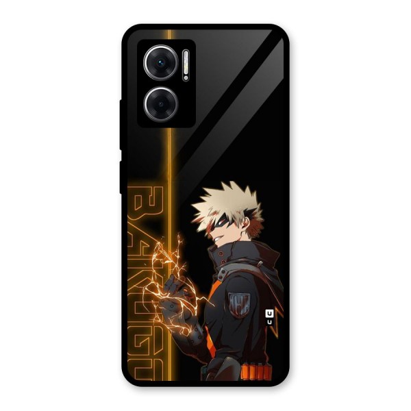 Young Bakugo Glass Back Case for Redmi 11 Prime 5G