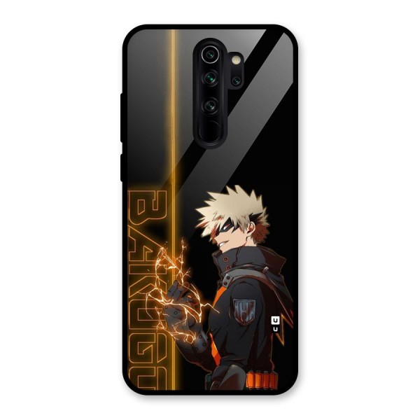 Young Bakugo Glass Back Case for Redmi Note 8 Pro