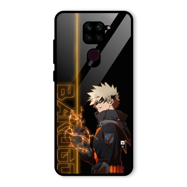 Young Bakugo Glass Back Case for Redmi Note 9