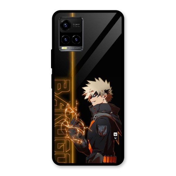 Young Bakugo Glass Back Case for Vivo Y33s