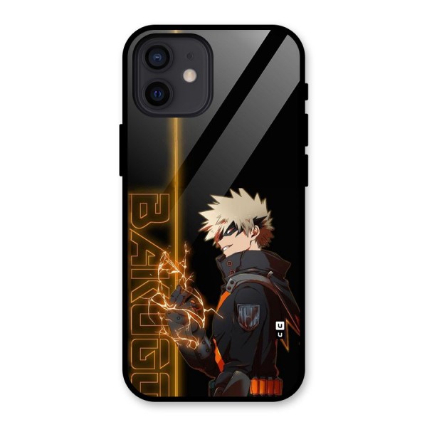 Young Bakugo Glass Back Case for iPhone 12