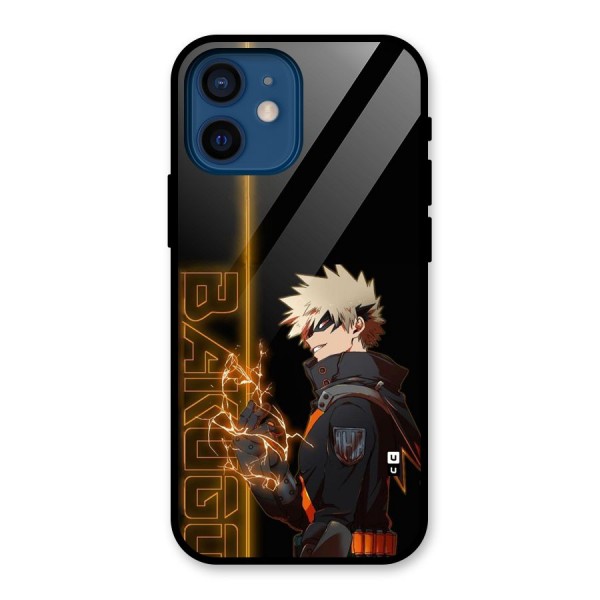 Young Bakugo Glass Back Case for iPhone 12 Mini