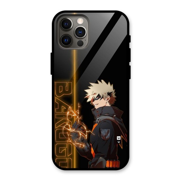 Young Bakugo Glass Back Case for iPhone 12 Pro