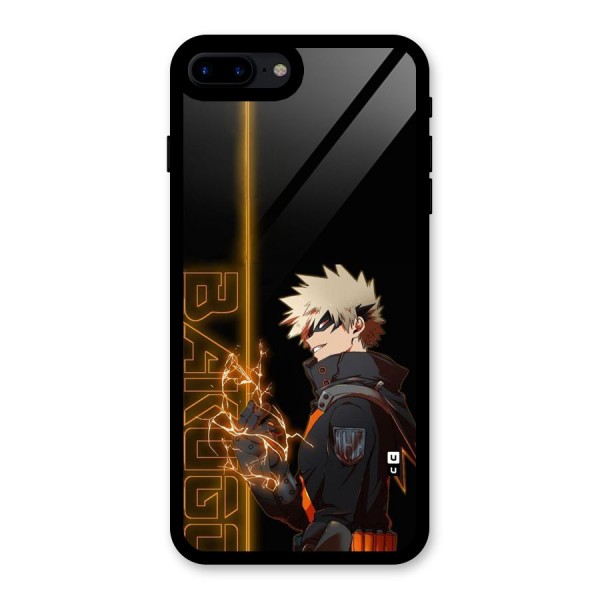 Young Bakugo Glass Back Case for iPhone 8 Plus