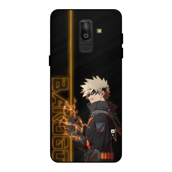 Young Bakugo Metal Back Case for Galaxy J8