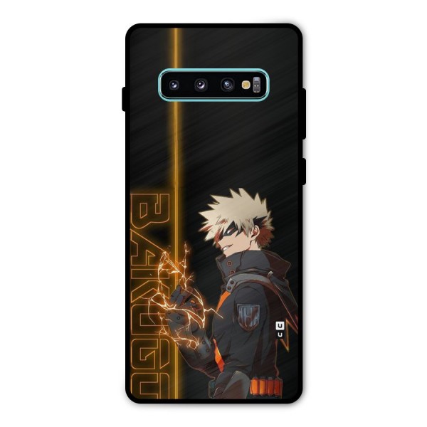 Young Bakugo Metal Back Case for Galaxy S10 Plus