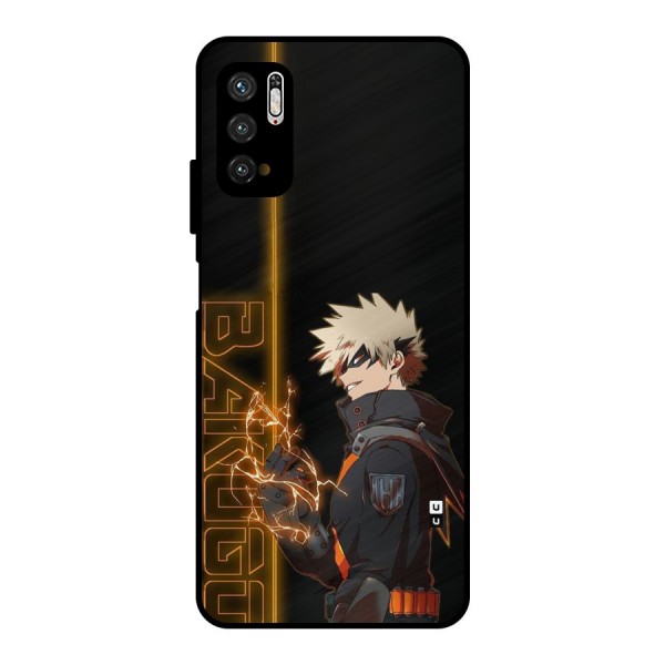 Young Bakugo Metal Back Case for Poco M3 Pro 5G