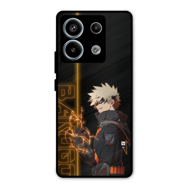 Young Bakugo Metal Back Case for Redmi Note 13 Pro 5G