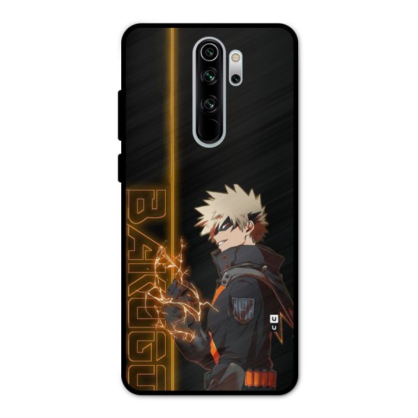 Young Bakugo Metal Back Case for Redmi Note 8 Pro