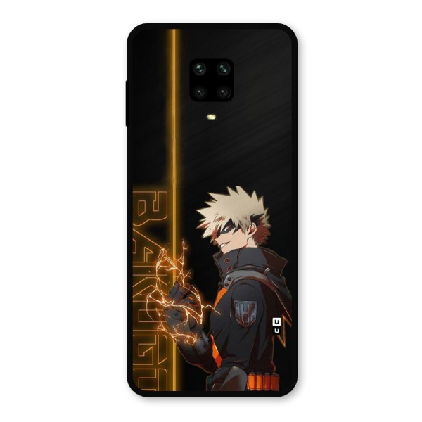 Young Bakugo Metal Back Case for Redmi Note 9 Pro Max