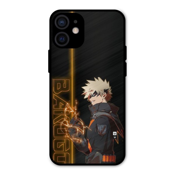 Young Bakugo Metal Back Case for iPhone 12 Mini