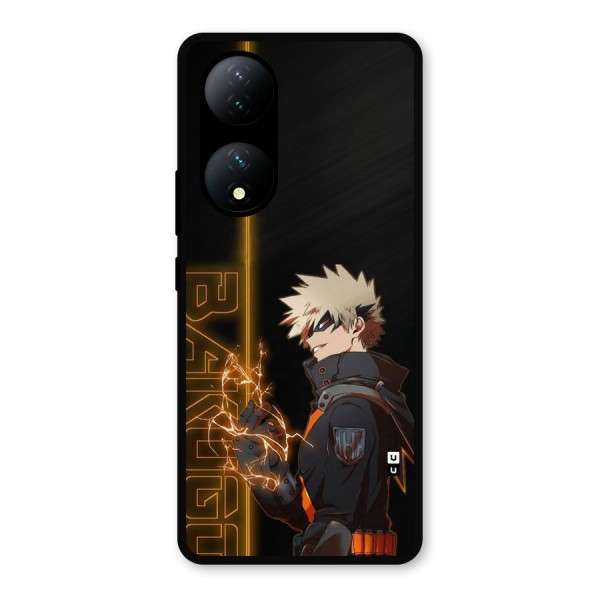 Young Bakugo Metal Back Case for iQOO Z7s