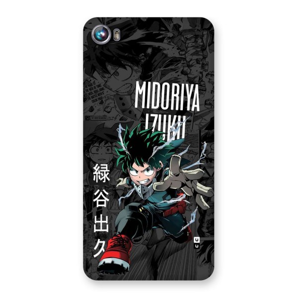 Young Midoriya Back Case for Canvas Fire 4 (A107)