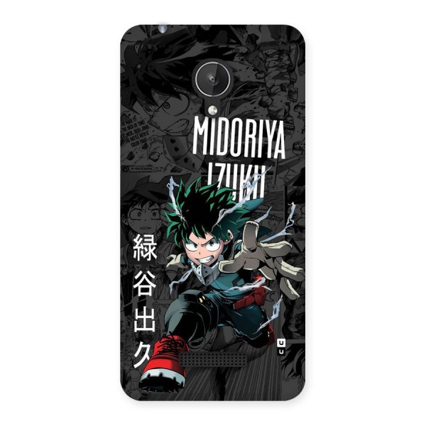 Young Midoriya Back Case for Canvas Spark Q380