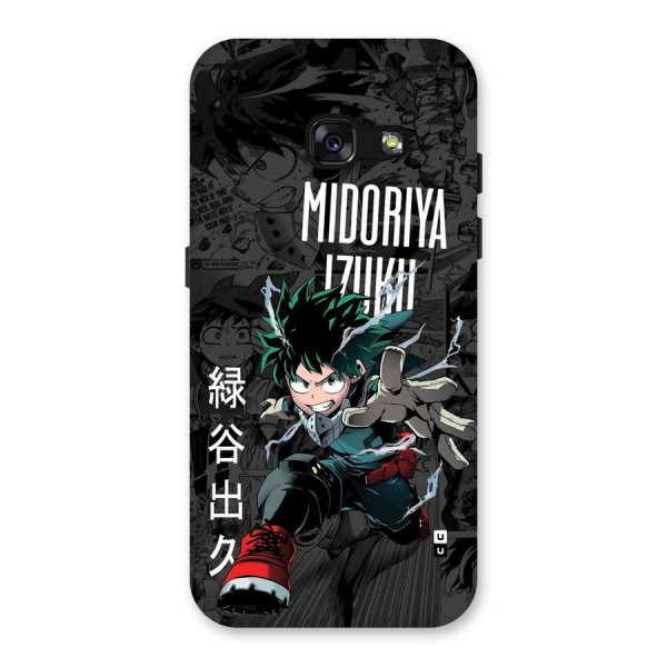 Young Midoriya Back Case for Galaxy A3 (2017)