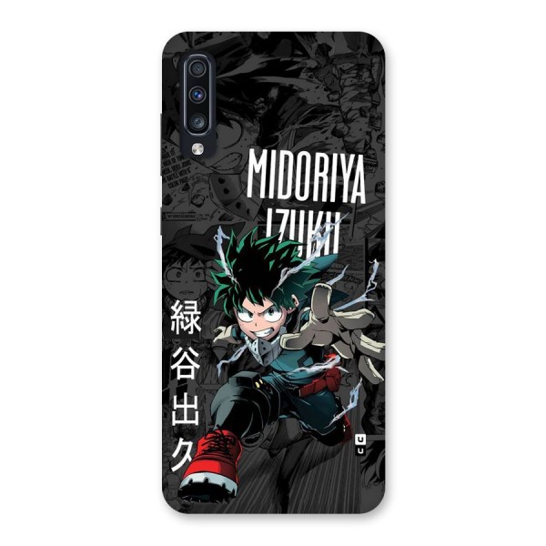 Young Midoriya Back Case for Galaxy A70