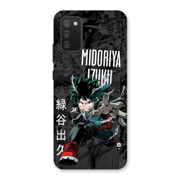 Young Midoriya Back Case for Galaxy M02s