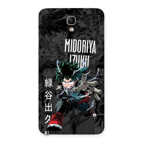 Young Midoriya Back Case for Galaxy Note 3 Neo