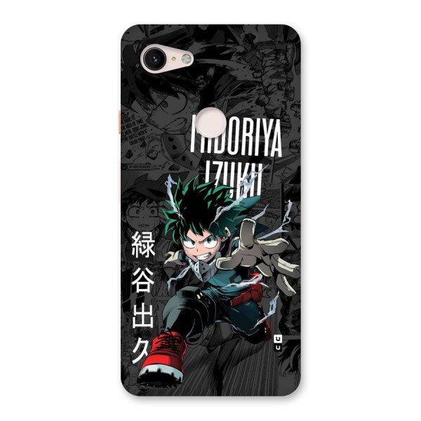 Young Midoriya Back Case for Google Pixel 3 XL