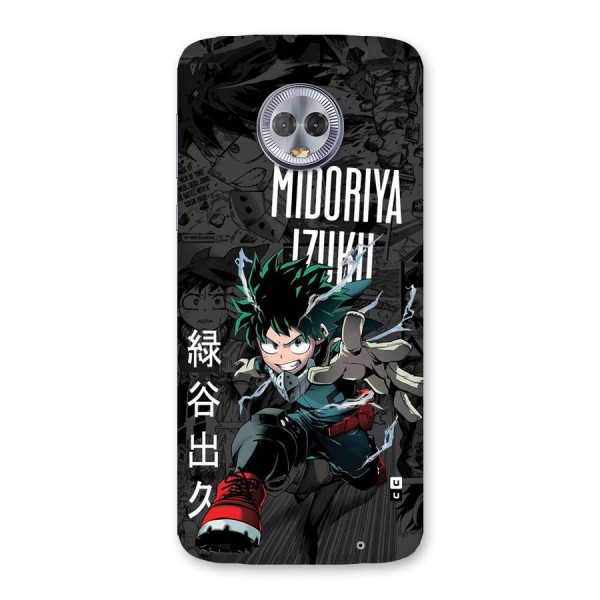 Young Midoriya Back Case for Moto G6 Plus