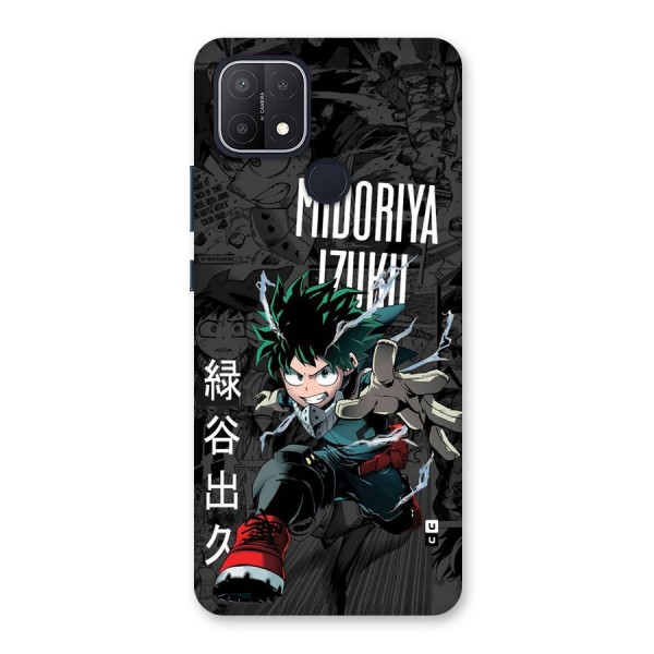 Young Midoriya Back Case for Oppo A15s