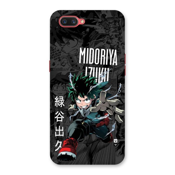 Young Midoriya Back Case for Oppo A3s