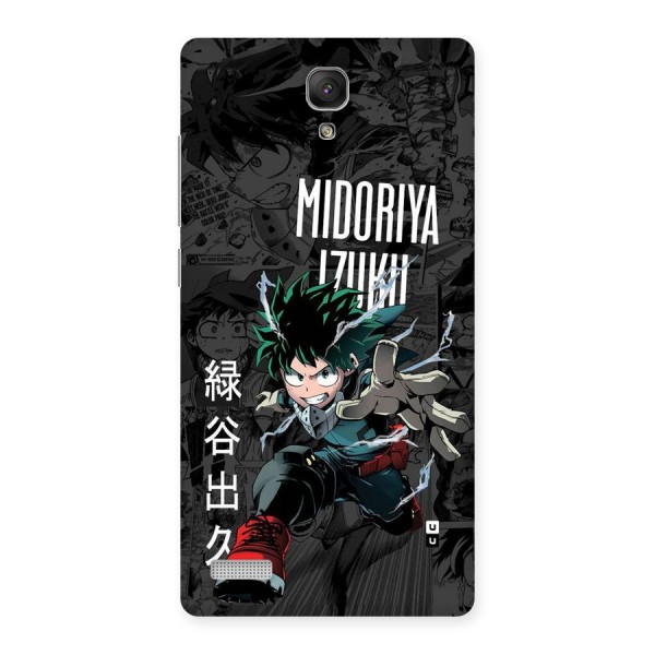 Young Midoriya Back Case for Redmi Note