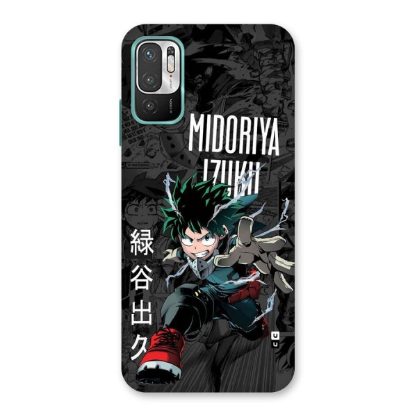 Young Midoriya Back Case for Redmi Note 10T 5G