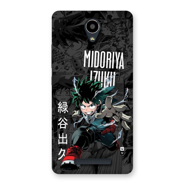Young Midoriya Back Case for Redmi Note 2