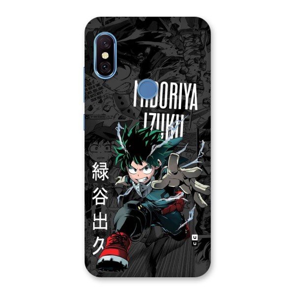 Young Midoriya Back Case for Redmi Note 6 Pro