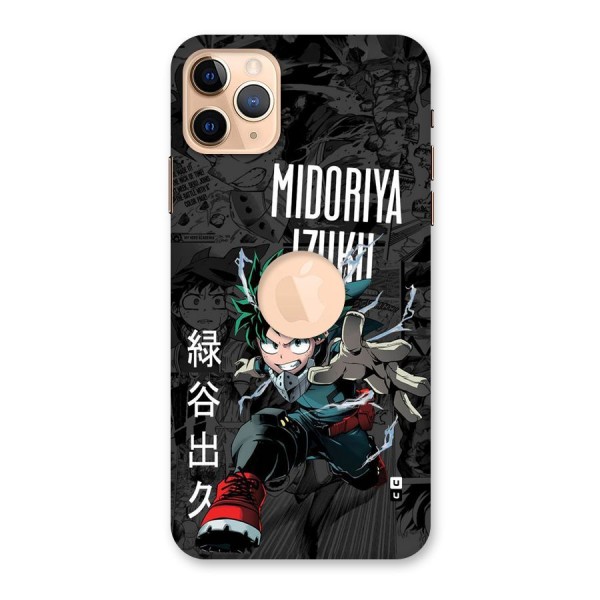 Young Midoriya Back Case for iPhone 11 Pro Max Logo Cut