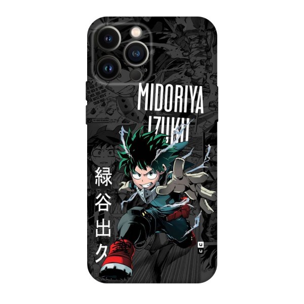 Young Midoriya Back Case for iPhone 13 Pro Max