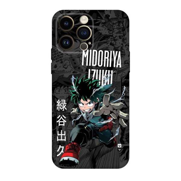 Young Midoriya Back Case for iPhone 14 Pro Max